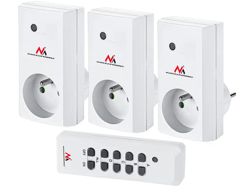 Set met stopcontacten - Op afstand bedienbaar - 3600W - 3 stuks Set met stopcontacten - Op afstand bedienbaar - 3600W - 3 stuks